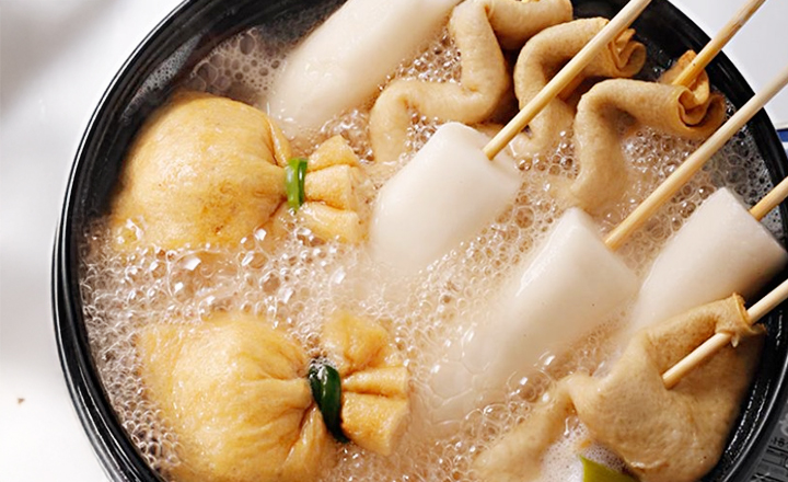 부산명물<br>물떡+꼬치어묵