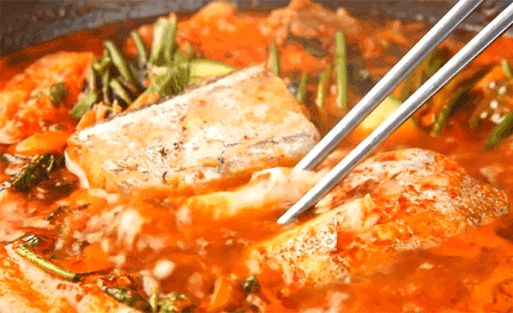 시래기 듬뿍<br>왕 갈치조림