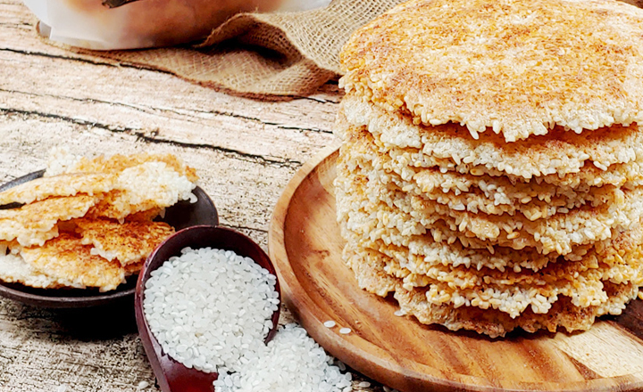 100%국산 쌀<BR>솥뚜껑 누룽지