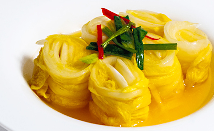 시원한<br>단호박 백김치