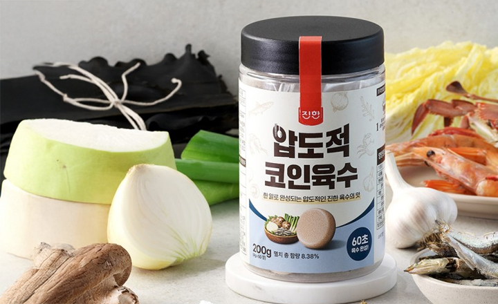 맛의 비결!<br>만능 코인육수